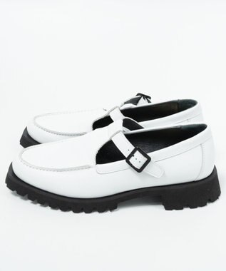 BONTRE 【BONTRE/ボントレ】Ｔストラップローファー ホワイト