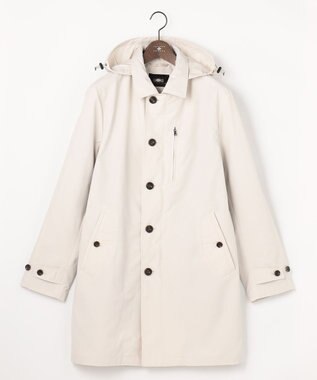 JOSEPH ABBOUD 【フード脱着仕様/JAPANファブリック/ECO撥水】ステンカラー コート