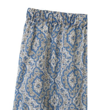 CRAFT STANDARD BOUTIQUE インド綿Ａラインスカート Blue