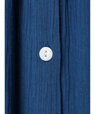 earth music&ecology 綿クレープワンピース（無地） Blue