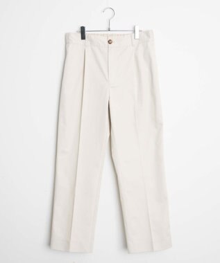 WEGO タックツイルトラウザー ベージュ