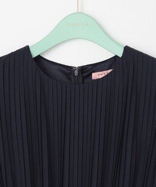 TOCCA 【洗える！】STAIRWAY ドレス ネイビー系