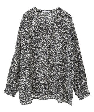 Green Parks サラフレブラウス（柄） Flower