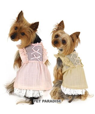 PET PARADISE ペットパラダイス スプリング ワンピース 《イエロー》 超小型犬 小型犬 イエロー