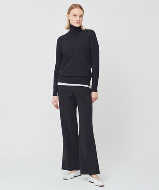 BEIGE， SORE / ハイネックカットソー Navy