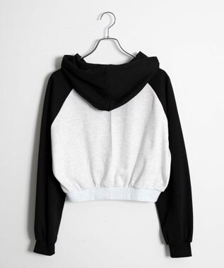 WEGO カレッジカットパーカー 杢グレー