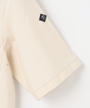 JOSEPH ABBOUD MOUNTAIN 【UNISEX】軽量/撥水 ZIP UPシャツ ホワイト系