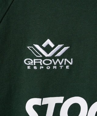 WEGO 【ユニセックス着用ITEM/手洗い可/MLサイズ】ラインゲームロゴT グリーン