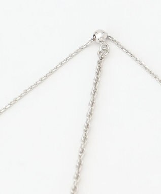 J.PRESS LADIES 【3way】ダブルリングラリエット ネックレス シルバー系