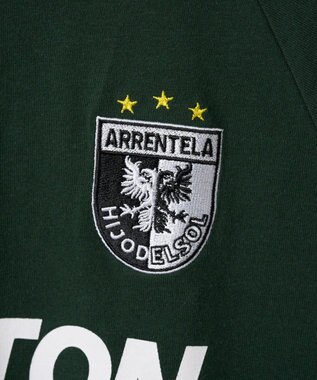 WEGO 【ユニセックス着用ITEM/手洗い可/MLサイズ】ラインゲームロゴT グリーン