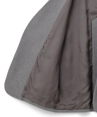 BEIGE， 【セットアップ対応・VERY 11月号掲載】ZEPHYR / ウールライクノーカラージレ Top Gray