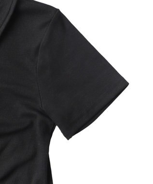 WEGO フロントギャザーWジップT ブラック