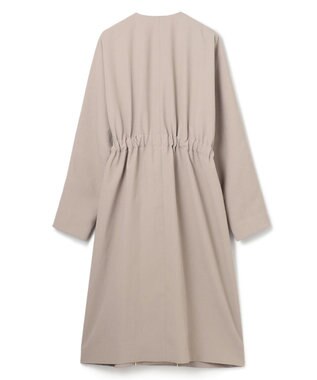 BEIGE， 【洗える】PORDIC / ノーカラードルマンロングコート Taupe