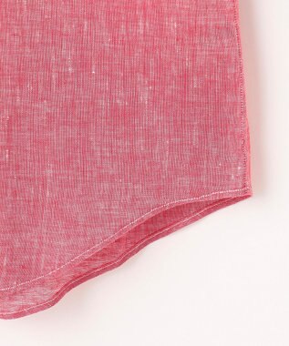 JOSEPH ABBOUD 【麻100％・軽い・涼しい】モイスチャーリネン シャツ レッド系