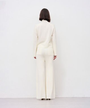 uncrave ハイゲージニット フレアパンツ オフ