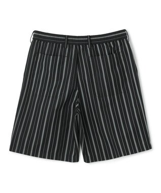 JOSEPH HOMME 【新素材】ドットエアーリバーシブル ドロスト付ショートパンツ / BERMUDA ブラック系1