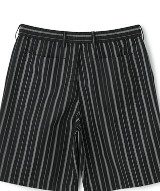JOSEPH HOMME 【新素材】ドットエアーリバーシブル ドロスト付ショートパンツ / BERMUDA ブラック系1