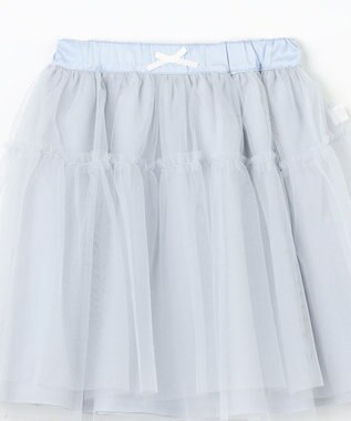 組曲 KIDS 【S-Lサイズ】チュール スカート サックスブルー系