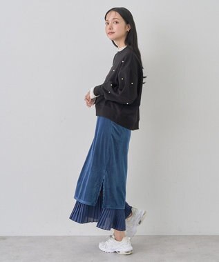 earth music&ecology パールプルオーバー Black