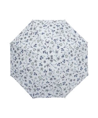 MOONBAT 【晴雨兼用/ 一級遮光/UV99％】フワクール (Fuwacool) 折りたたみ日傘 フワクールホワイト  ボタニカル 軽量 ライトグリーン