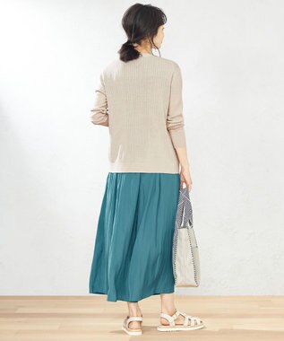 ANY 【UVケア】ミドルレングス カーディガン サンドベージュ