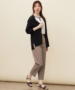 ANY SIS 【接触冷感・UVケア】アイスタッチ カーディガン ブラック