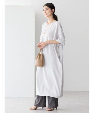 AMERICAN HOLIC 接触冷感カットジョーゼットボックスワンピース Light Gray