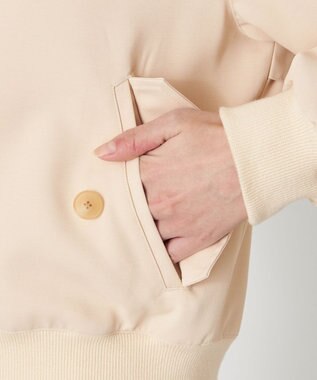 NAVE 【ReNAVE・セットアップ可/洗える/撥水加工】ホロウツイル ブルゾン ベージュ系