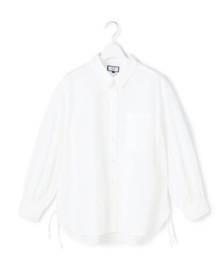 J.PRESS YORK STREET 【WOMEN】サイドドローストリング シャツブラウス
