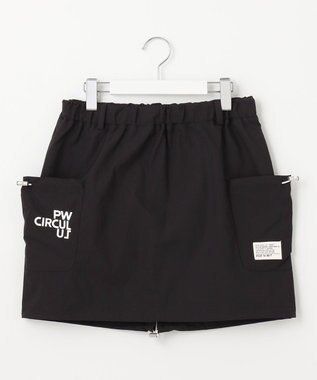 PW CIRCULUS 【WOMEN】ギャザリング スカート ゴルフウェア レディース ブラック系