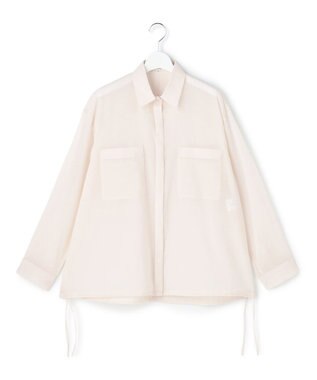 23区 【先行予約】ナイロンコットンシアーボイル ドロストシャツ