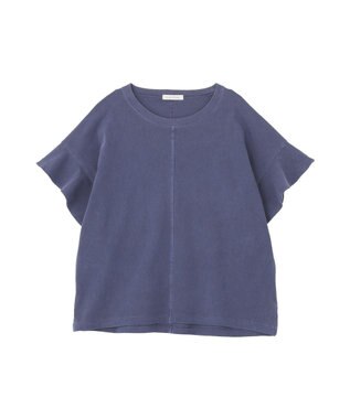 Green Parks ピグメントフリルカットプルオーバー Blue