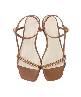 AMERICAN HOLIC チェーンヌーディサンダル Camel