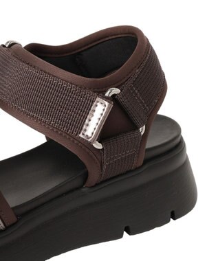 YECCA VECCA バックルスポーツサンダル Brown