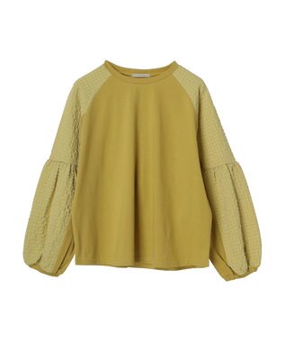 CRAFT STANDARD BOUTIQUE 袖切り替えデザインプルオーバー Yellow