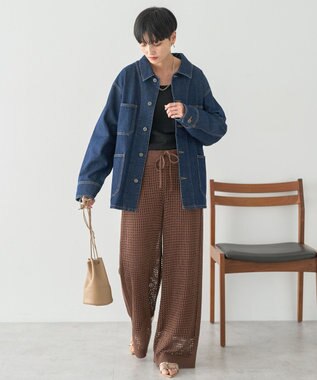 AMERICAN HOLIC メッシュパンツ Brown