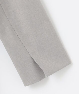 J.PRESS LADIES 【セットアップ対応・洗える・撥水・防汚】コットンFITTYシャーク ノーカラー ジャケット ベージュ系