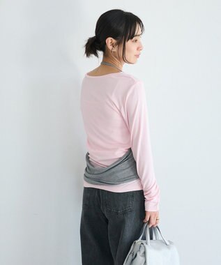 CRAFT STANDARD BOUTIQUE 2点セット/ホルターネック+ロンTee Light Pink