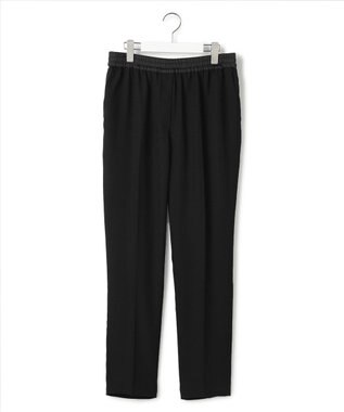ICB L 【先行予約・WEB限定カラーあり】FluidBackSatin ドロストパンツ ブラック