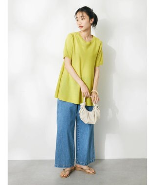 CRAFT STANDARD BOUTIQUE 【洗える】フレアプルオーバー Yellow