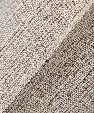 23区 S 【エステータ】リネンミックスツイード ワイドシルエットパンツ キャメル系