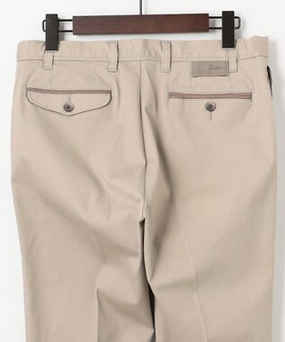 JOSEPH ABBOUD 【ウエストも伸びる！・新色追加】オーガニックストレッチパンツ ベージュ系