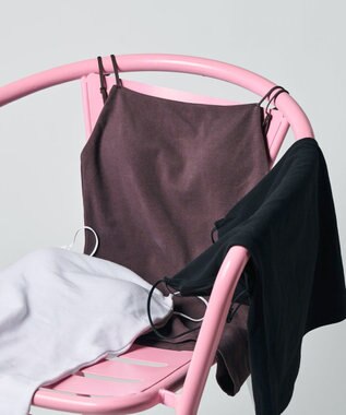 AMPHI ブラトップ 立体的なバストシルエット 背中の段差を軽減 タイトなシルエット インナー JWG103 アンフィ／ワコール ブラウン