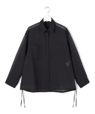 23区 【先行予約】ナイロンコットンシアーボイル ドロストシャツ
