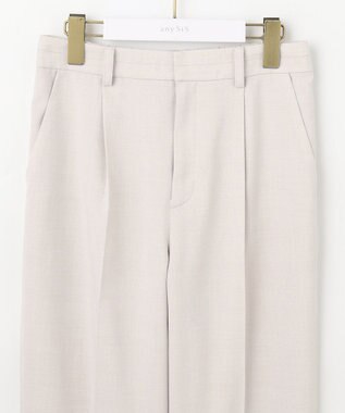 ANY SIS 【UVカット・接触冷感】ドライタッチクール テーパードパンツ アイボリーベージュ