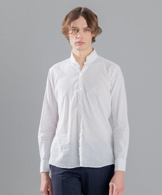 JOSEPH HOMME リネンストレッチブロード ウィングカラーシャツ ホワイト系