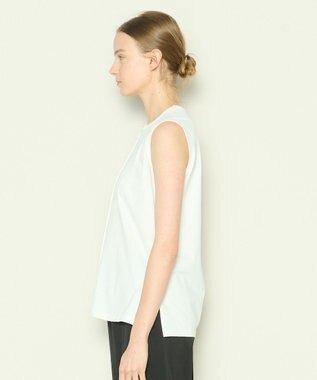 JOSEPH 【洗える】ロイヤルコットン　ラウンドネックカットソー White