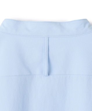 UNFILO MENS コンフォートシャツ バンドカラー ライトブルー