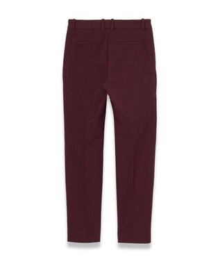 JOSEPH ギャバジンストレッチ　スリムストレートトラウザーズ Merlot