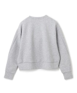 UNFILO L 【WEB限定】BEAUTY FORM JERSEY サイドZIP クロップドプルオーバー [NEW]グレー